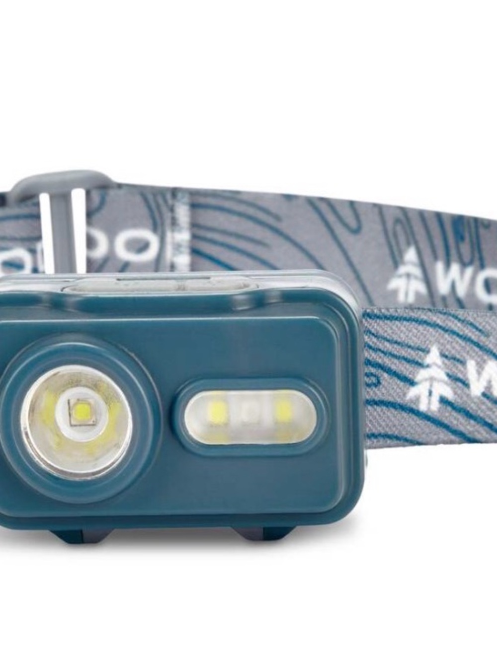 Blue LED Headlamp with Adjustable Strap